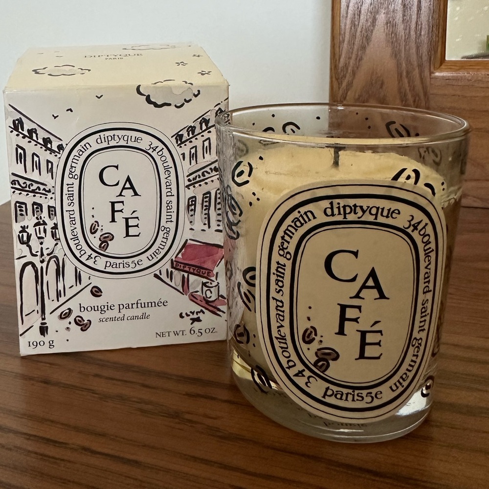 Limited edition Diptyque Café candle 6.5 oz